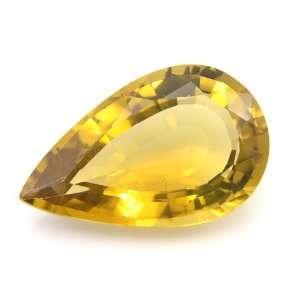   Pear Cut Natural Yellow Citrine Loose Gemstone VVS Top Grade Jewelry