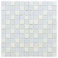 11.5 inch Chroma Square Cordia Glass and Stone Mosaic Tile (Pack of 10 