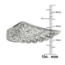 Brass Angel Wing Ring  