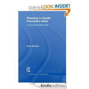 Planning in Health Promotion Work An Empowerment Model (Routledge 