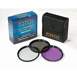 Rokinon 77 mm 3 piece UV/ PL/ FLD Camera Lens Filter Kit  Overstock 