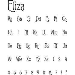 QuicKutz Eliza Classic Complete Alphabet Die Set  Overstock