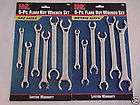 12 PC. FLARE NUT WRENCH SET  SAE AND METRIC   WARRANTY