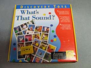 Discovery Toys Whats That Sound? Lotto Game Complete in Box  