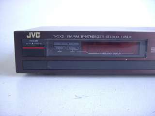JVC T GX2B AM/FM Synthesizer Stereo Digital Tuner  