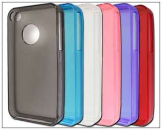 TPU Silicone Gel Slim thin Back Case Cover For iPhone 4 4S verizon AT 