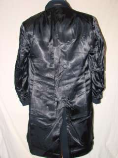   100% VIRGIN MARINO WOOL Handmade Overcoat 42 HEAVY Made ENGLAND Trench