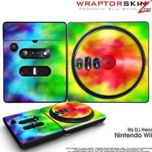  DJ Hero Skin Tie Dye fits Nintendo Wii DJ Heros (DJ HERO 