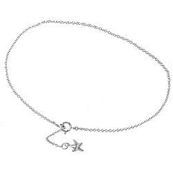 Sterling Silver Starfish Anklet  