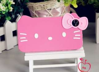  Cute Big Face Hello Kitty Skin Case For Apple iPhone 4 4G 4S  