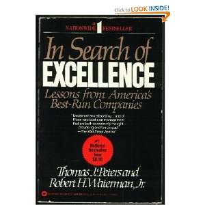  In search of excellence Lessons from Americas best run 
