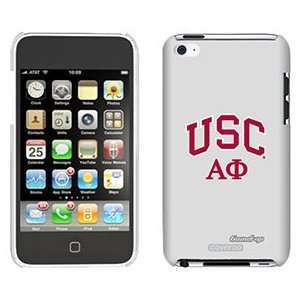  USC Alpha Phi letters on iPod Touch 4 Gumdrop Air Shell 