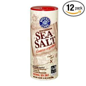 Natural Nectar Mediterranean Coarse Fair For Life Sea Salt, 17.6 Ounce 
