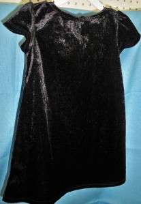 Wonder Kids Dressy Dress & Coat Outfit Size 2T Velvety Black Pink 