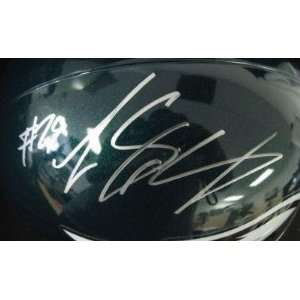 LeSean McCoy Autographed Helmet   Full Size PSA DNA   Autographed NFL 