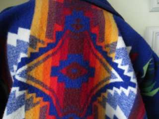   blanket coat from the 1980s by Dine Bi Arts from the Navajo Nations