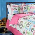 Peace and Love 7 piece Full Size Bed in a Bag  Overstock