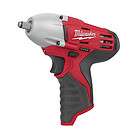 Milwaukee 2451 20 M12 12 Volt 3/8 In Cordless Square Drive Impact 