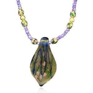   Gift Murano Glass Fashion Jewelry Pendant Necklace Pugster Jewelry