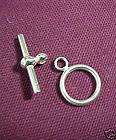 STERLING SILVER TOGGLE CLASP A HEAVIER,THICK T BAR NEW