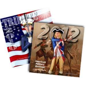 2012 and 2010 Military Body Painting Calendar SET (Tribute 