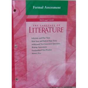  The Language of Literature Formal Assessment Grade 7 