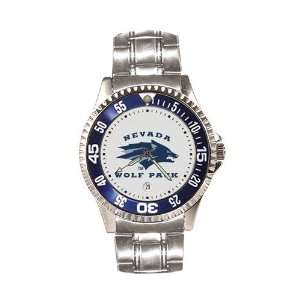 Nevada Wolfpack Mens Competitor Watch w/Stainless Steel Band:  