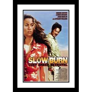 Slow Burn 32x45 Framed and Double Matted Movie Poster   Style A   2000 