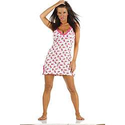 Stretch Cotton Chemise with G string  Overstock