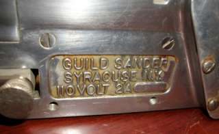 Vintage Guild Belt Sander NOT Marked Porter Cable 110V 2A Early 
