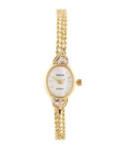 Croton 14k Gold Womens Diamond Watch  Overstock
