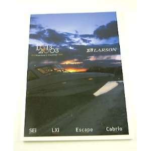  2003 03 LARSON Boat BROCHURE Cabrio LXi SEi Excape 