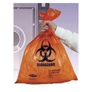 com Tufpak Autoclavable Biohazard Bags, 2.0 mil 14220 048 Orange Bags 