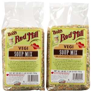 Bobs Red Mill Veggie Soup Mix, 28 oz, 2 pk  Grocery 