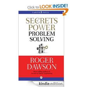   of Power Problem Solving: Inside Secrets from a Master Negotiator