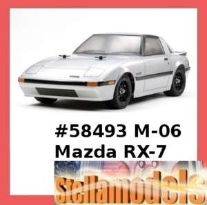 58493 TAMIYA 1/10 R/C M 06 Mazda RX 7 w/ESC+BONUS ITEM  