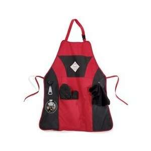  3814    Grill Master Apron Red/Black