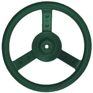  Eastern Jungle Gym Plastic Steering Wheel   Green: Toys 