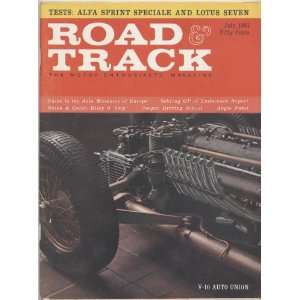  Road & Track Magazine July 1961 (12): Various: Books