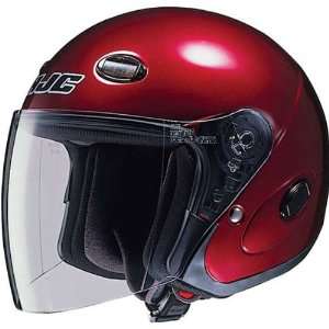   Mens CL 33 Cruiser Motorcycle Helmet   Wine / Large: Automotive