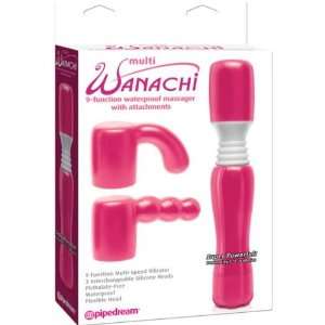  Pipedream Products Multi Wanachi 9 Function, Pink Pipedreams 