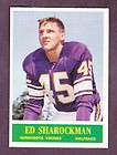 1964 PHILADELPHIA FB #108 ED SHAROCKMAN VIKINGS NM+