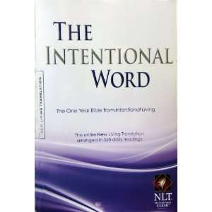   Word The One Year Bible from Intentional Living NLT Bible Books