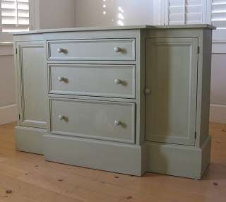 Classic BREAKFRONT Sideboard BASE Solid Wood 30 Paints Stains Cottage 