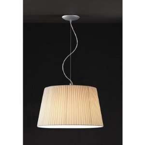    Tusscana Single Suspension Ceiling Lamp in Cream