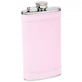  Pink Glitter Flask in Gift Box w/ Funnel