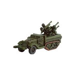   Axis and Allies Miniatures M16 Half Track # 22   D Day Toys & Games