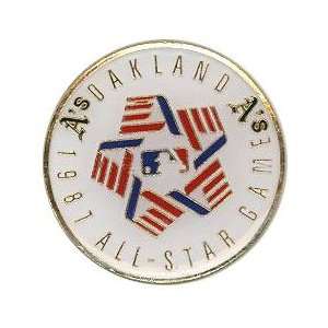  1987 All Star Game Oakland As Pin Brooch by Josten 