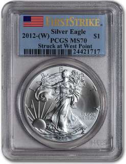 2012 (W) American Silver Eagle   PCGS MS70   First Strike  