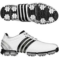 Adidas Tour 360 3.0 Mens White/ Black Golf Shoes  Overstock